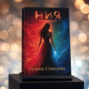Книгата Ния и четирите стихии е психологическо фентъзи, което разкрива различните типажи през пътешествието на огнената принцеса Ния